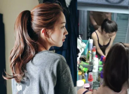 Chị chổng đít ra để nhét vào